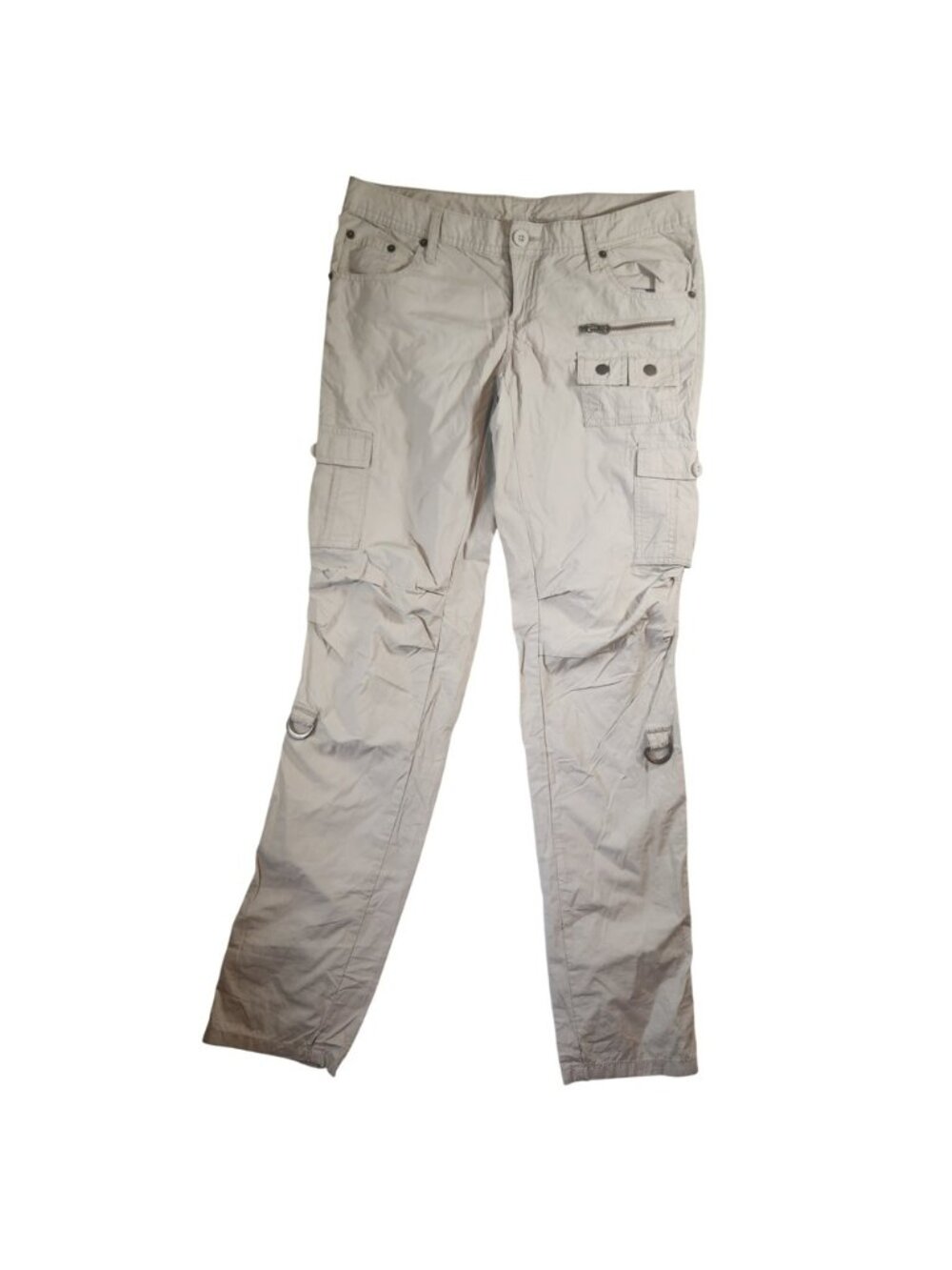 G:21 Khaki Tan Multi Pocket Cargo Pants Womens 9 Cotton Utility